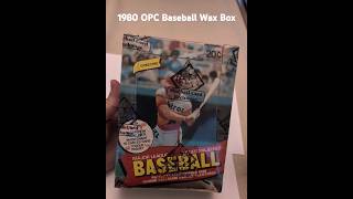 Collectible of the day 22 1980 o pee chee baseball wax box [upl. by Schach]