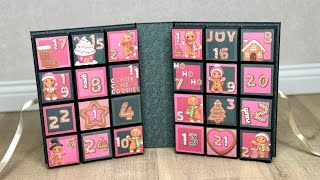 Mini Advent Calendar Book  Tutorial [upl. by Solenne]