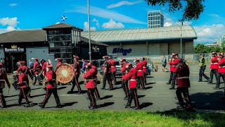 Netherton Road at annual Glasgow Boyne parade today🇬🇧 [upl. by Llenyaj]