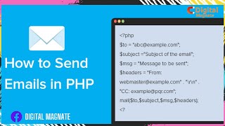 How To send HTML Form to Email using PHP [upl. by Manvel]