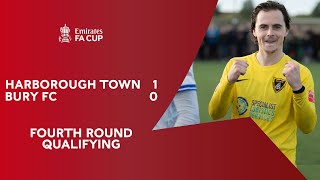 Harborough Town vs Bury FC FA Cup 4QR 12th October 2024 [upl. by Nilyahs]