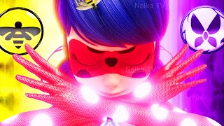 🔴LADY FLY BEE  NEW TRANSFORMATIONS 🐞 LADYBUG AND CAT NOIR MIRACULOUS 6 Леди Баг Fanmade [upl. by Tilden613]