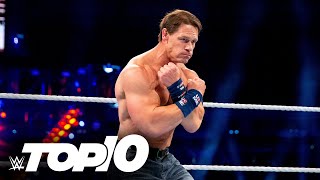 John Cena’s wildest moves WWE Top 10 July 29 2021 [upl. by Aysahc779]