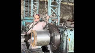 Machining process of Industrial gear with 100yrs old technology [upl. by Sialac590]