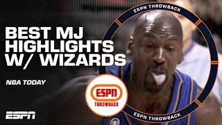 BEST HIGHLIGHTS Michael Jordans NBA return to the Washington Wizards 🪄  ESPN Throwback [upl. by Ameg]