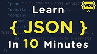 Learn JSON in 10 Minutes [upl. by Eecyaj]