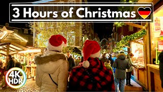 🎄 3 Hours of Germany Christmas Walks 🎅 The Best Christmas Markets in Germany in 4KHDR 60FPS [upl. by Cia701]