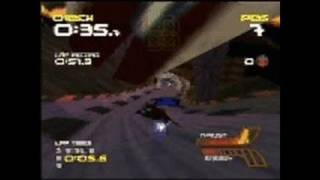 WipEout 64 Nintendo 64 Gameplay [upl. by Urbannal]