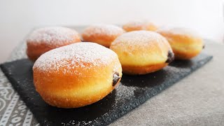 How to Make Fluffiest Doughnut  Berliner Donut Bomboloni Recipe  Easyvideo [upl. by Nitsruk]