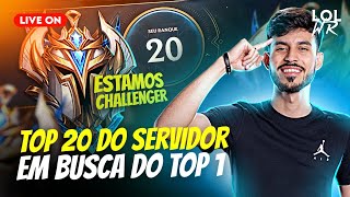 🔷TOP 20 DO SERVIDOR🔷 JG CHALLENGER 🔷 camp tierlist site live pix 🔷 ​​LoL Wild Rift [upl. by Ahsinrad326]