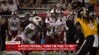 Red Wolves in 90 Big Ticket promo this weekend Football prepares to take on Troy [upl. by Boutis]