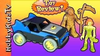 Batman Imaginext Bat Mobile Review HobbyKidsTV [upl. by Aniled]