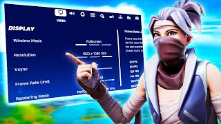 The BEST Fortnite Settings for Chapter 5 Guide Increase FPS Reduce Input Delay [upl. by Aeet]