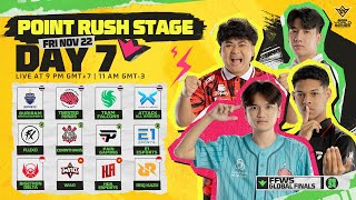 EN FFWS Global Finals 2024  Point Rush Stage  Day 1 [upl. by Eberly]