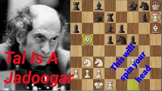 Giuseppe Laco vs Mikhail Tal Tal amazing chess game Tal famous chess game Tal best sacrificetal [upl. by Ostraw]