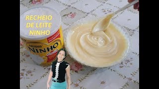 RECHEIO DE LEITE NINHO PARA TRUFAS E BOLOS FÁCIL [upl. by Yeniar125]