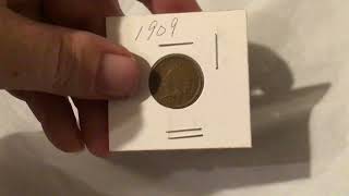 1909P Indian Head Penny [upl. by Ardnod409]