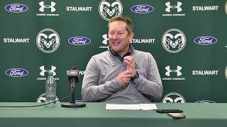 Colorado State Basketball M Niko Medved PostGame Tennessee State [upl. by Guadalupe]