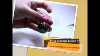 How to Make a Globe Garden Gnome Pendant with Silicone Molds [upl. by Sair]