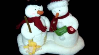 2003 1st HALLMARK JINGLE PALS Snowman Couple [upl. by Eillime]