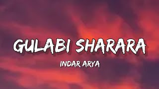 Inder Arya  Gulabi Sharara Lyrics  Lyrical Bam Hindi [upl. by Nole]