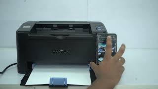 How to print from any Android phone to a printer Pantum P2500W Printer [upl. by Anirhtak951]