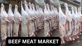 Gosht Wholesale Market l Beef and Buffalo Meat Wholesale Market in Karachi 2024 [upl. by Noskcaj]