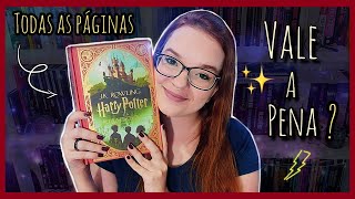 Harry Potter e a Pedra Filosofal ⚡ Ilustrado MinaLima todas as páginas quase um audiobook 😅 [upl. by Emyle]