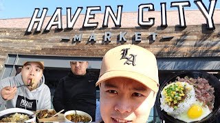 Haven City Market  HUGE FOOD HALL In The IE [upl. by Cordey]