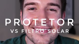 Diferença entre Protetor Solar e Filtro Solar [upl. by Glinys226]