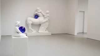 Eye on Art Jeff Koons quotGazing Ballquot at David Zwirner [upl. by Ohnuj]