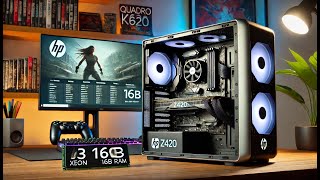 HP Z420 Xeon E31240 v5 Quadro K620 16 GB Gaming Benchmark [upl. by Elle]