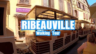 Ribeauville France 🇫🇷 Walking Tour in 4K  Alsace region [upl. by Yseulte]