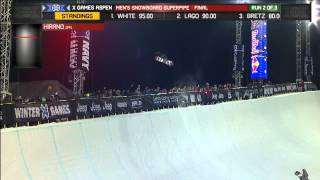 Ayumu Hirano Snowboard SuperPipe Silver  Winter X Games [upl. by Zelda514]