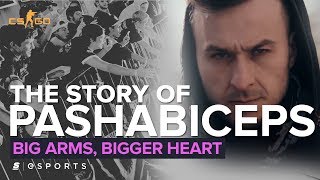 The Story of pashaBiceps Big Arms Bigger Heart [upl. by Leupold161]