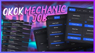 okokMechanicJob  The Supreme Mechanic Experience for FiveM [upl. by Minier]