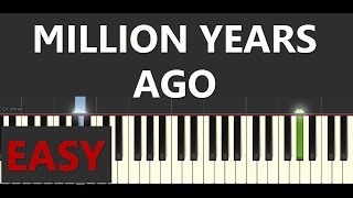 Million Years Ago EASY Piano Tutorial Adele  Piano Tutorial by SPW [upl. by Tse]