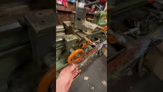 Stuck carriage CLAUSING model 100 lathe FIXED [upl. by Ennaecarg]