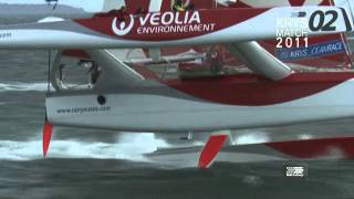 Le MOD70 vu par Roland Jourdain  Veolia Environnement [upl. by Puett]