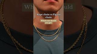 Rope Chain vs Figaro Chain ⚜️ [upl. by Artiek148]