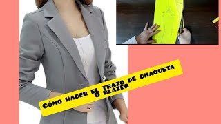 54 saco o blazer juvenil para dama talla M parte 1 [upl. by Gredel]