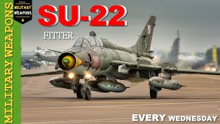 Massive Soukhoï Su22 FITTER FighterBomber [upl. by Onra]