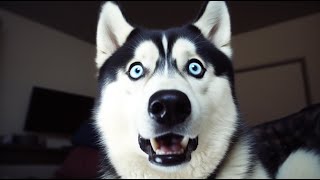 Huskies being dramatic Ultimate Funny Husky Compilation [upl. by Hosea179]