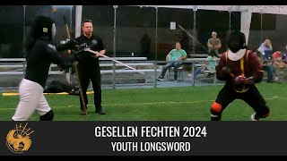 Gesellen Fechten 2024  Youth Longsword [upl. by Aneekan]