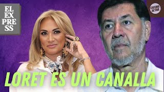 ¡CALLADÓN a ADELA  noroña  LORET es un canalla  EL EXPRESS [upl. by Acinoed655]