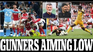 Roy Keane SLAMS Arsenals Small Club Mentality After Man City Draw – Brutal Criticism Continues [upl. by Amsaj]