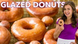 How To Make Glazed Donuts  Soft and Fluffy Donut Recipe [upl. by Ahsial721]