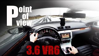 VW Passat CC 36 VR6 DSG 220KW  NA Engines POV REVIEW [upl. by Kcaj666]