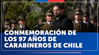 Conmemoración de los 97 años de Carabineros de Chile [upl. by Eseilana]