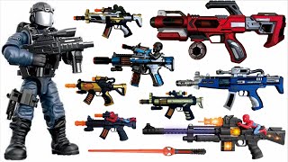 Unboxing inspection of toy guns special forces weapon toy guns electric sound and light toys [upl. by Suivatra]